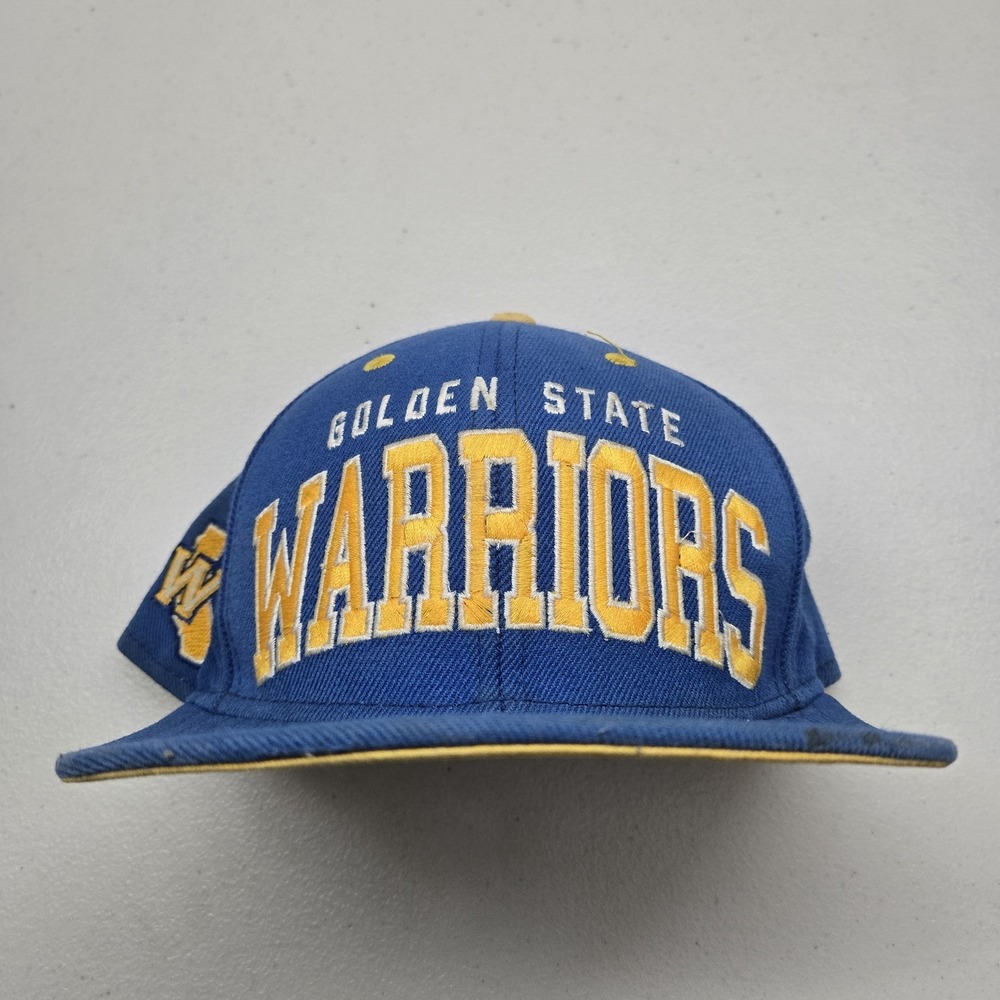 VINTAGE Golden State Warriors Unisex Snapback OS Blue Adidas Y2K READ